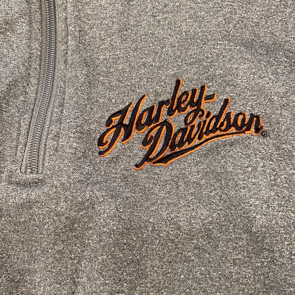 Men’s Harley Davidson quarter zip pull over size medium Abernathy’s Tennessee - Picture 2 of 5